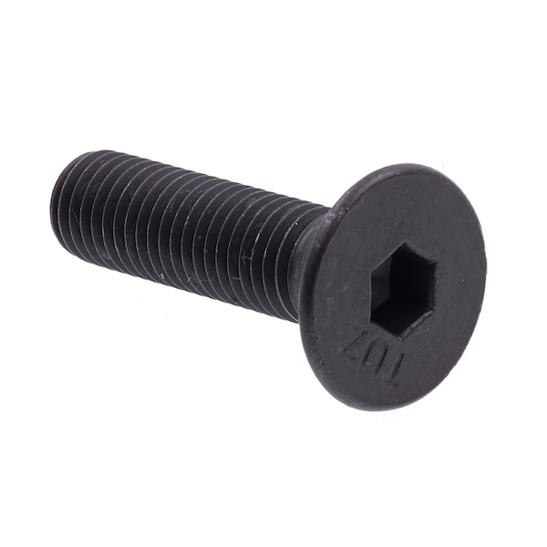 1/4"-28 Socket Head Cap Screw, Flat, Black Oxide Alloy Steel, 1 in Length, 50 PK